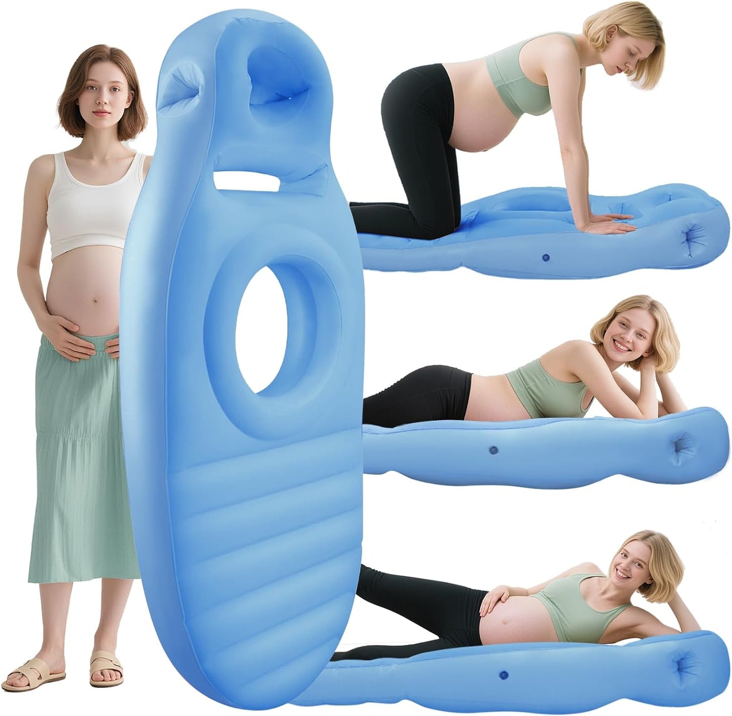 CushMama Inflatable Pregnancy Pillow